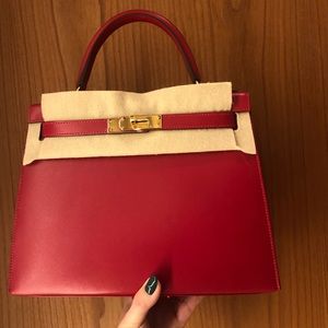Hermes kelly 28,box, D stamp, gold hardware